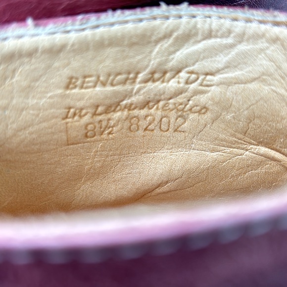 Bed Stu Onset leather peep toe booties, stacked heel, 8.5 - Picture 8 of 16